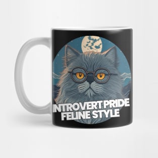 Introvert Pride, Feline Style Mug